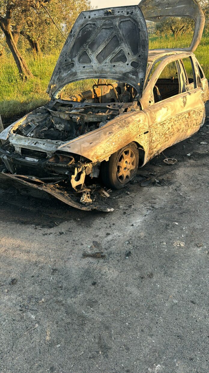 MACCHINA INCENDIATA S.GIORGIO DEL SANNIO 3