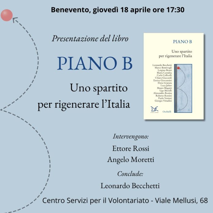 Presentazione libro_Piano B - Uno spartito per rigenerare l'Italia_18 aprile 2024 ore 17.30