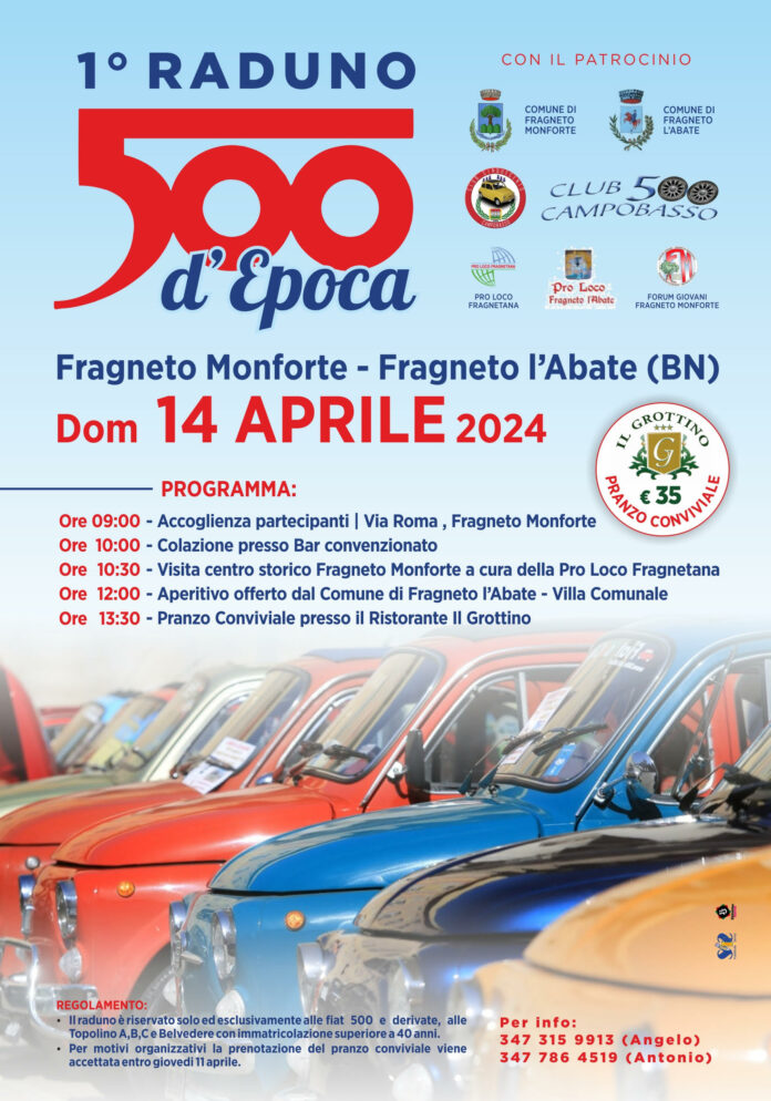 Raduno 500 d'epoca