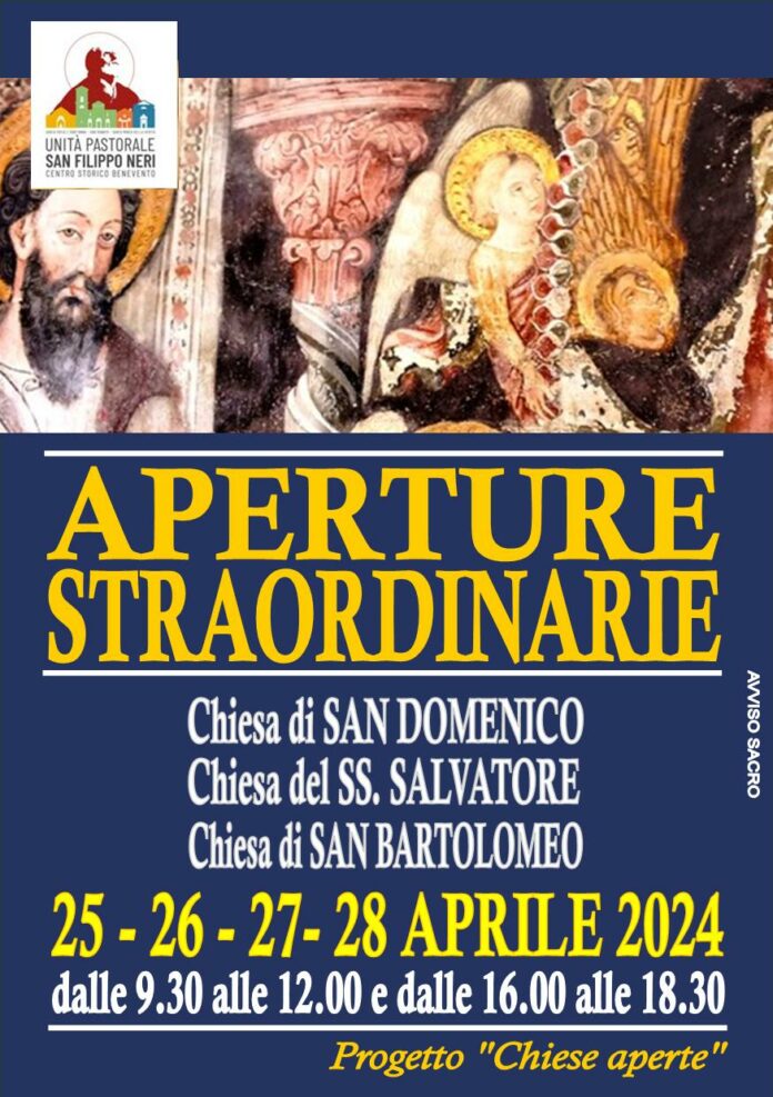 locandina chiese aperte