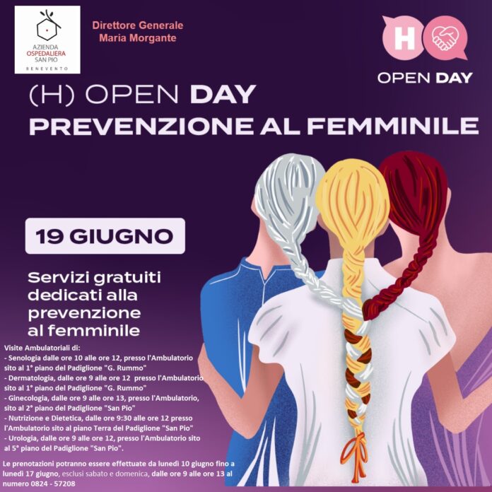 LOcandina Open day femminisle San Pio