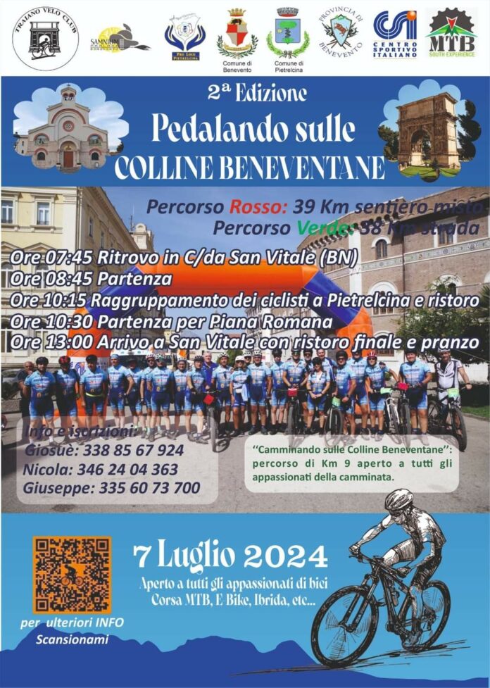 Pedalando sulle colline beneventane 2024