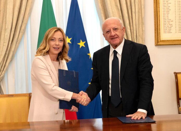 de luca e meloni