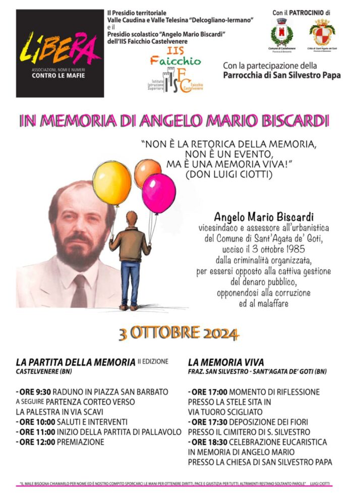 In memoria di Angelo Biscardi