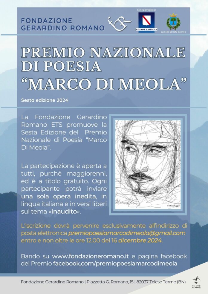 Sesta Ed. Premio Poesia MDM