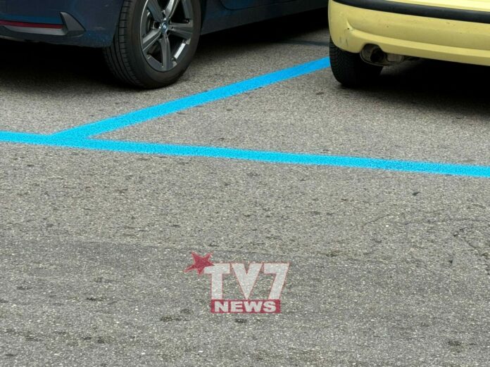 Strisce blu
