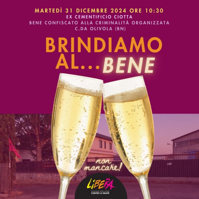 LOCANDINA - Martedì 31 Dicembre all'ex cementificio Ciotta con Brindiamo al Bene