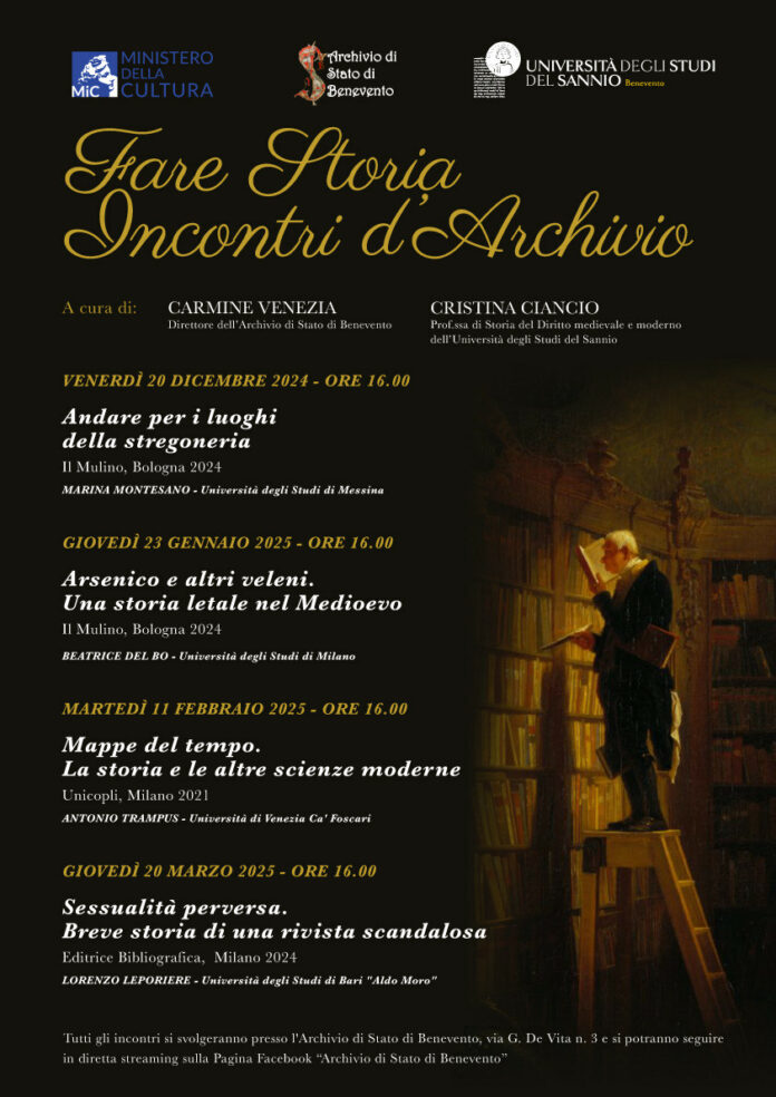 Locandina Fare storia. Incontri d'archivio. II edizione
