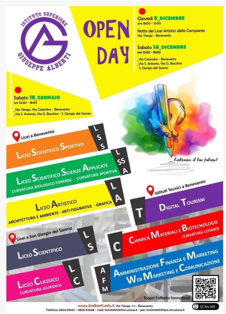 Manifesto Open day Alberti