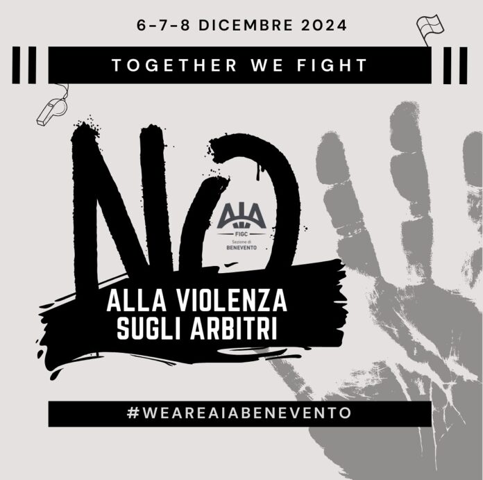 No alla violenza sugli arbitri