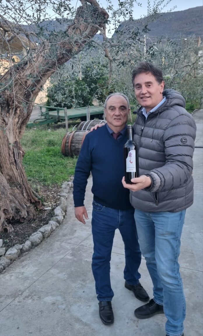 Rai Tre Rino Genovese a Solopaca con Clemente Colella