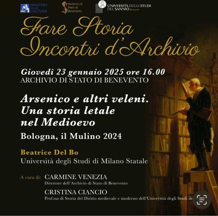 Locandina 23 gennaio ARCHIVIO DI STATO