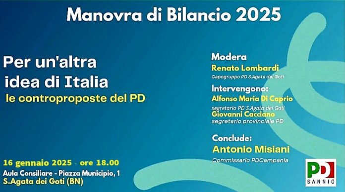 Manovra di bilancio PD