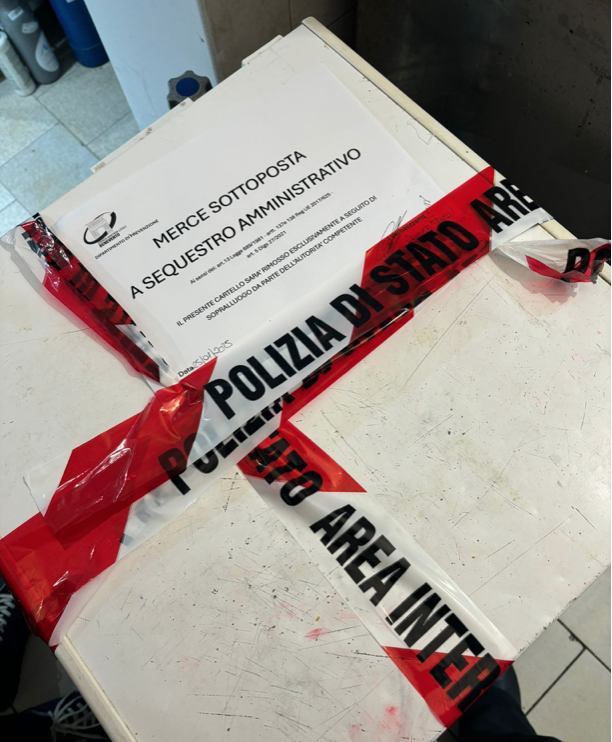 Sequestro locale polizia