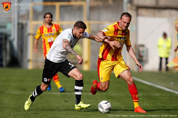 Lega Serie B football match Spezia 1906 vs Benevento Calcio 1929