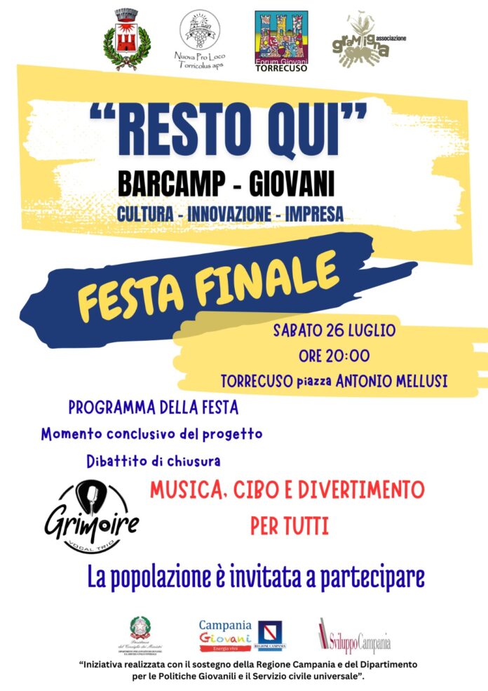 festa finale resto qui torrecuso