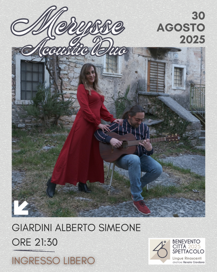 Merysse Acoustic Duo - 30 Agosto_Locandina