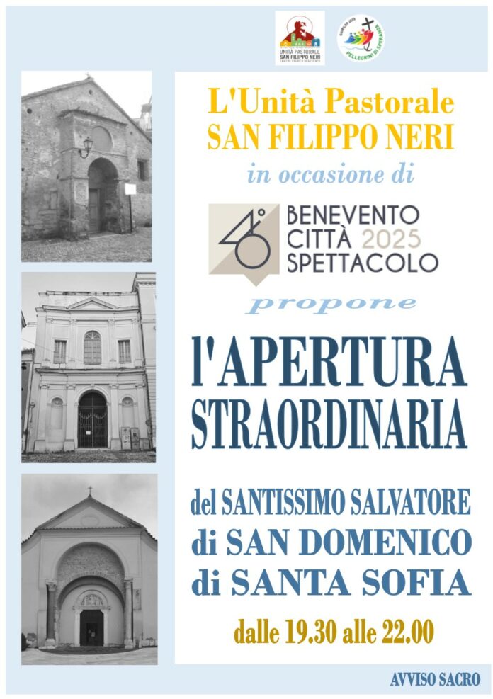 locandina chiese aperte
