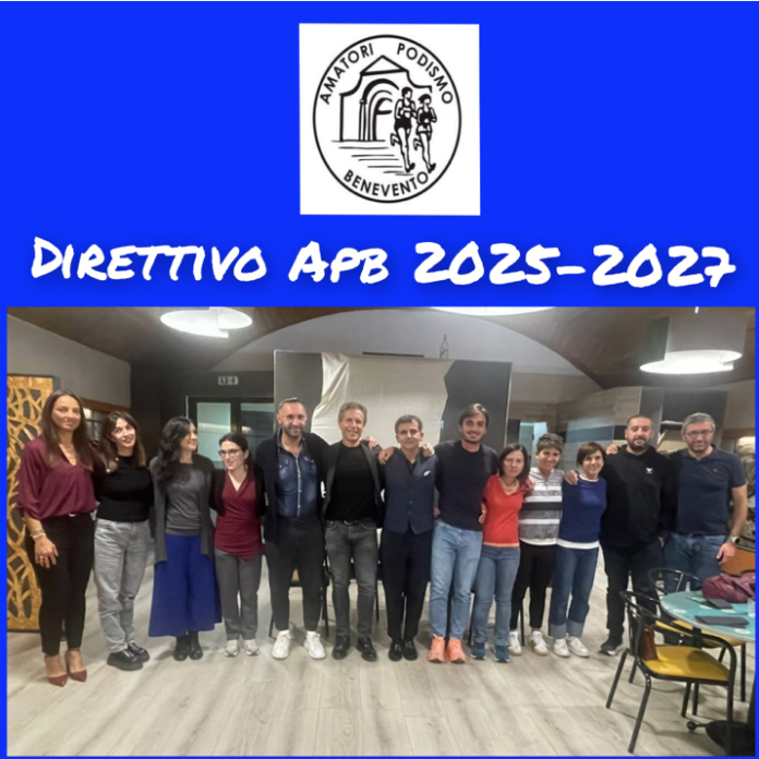Amatori Podismo 2025 nuovo direttivo