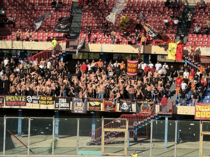tifosi benevento a catania