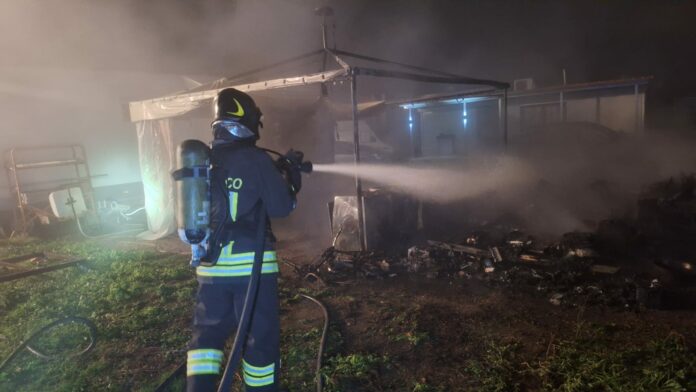 INCENDIO RIONE LIBERTA' 3
