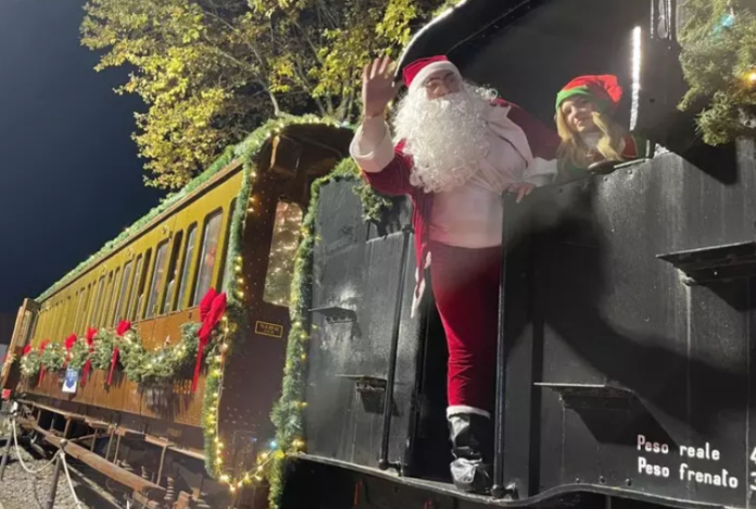 Babbo Natale in treno