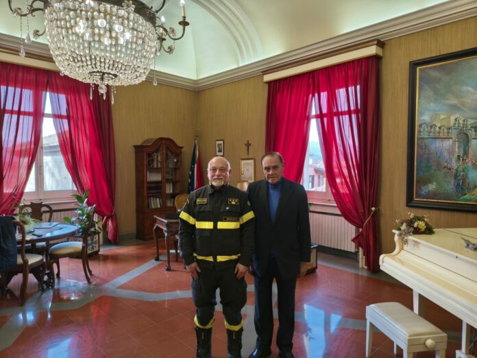 sindaco mastella e comandante capolongo
