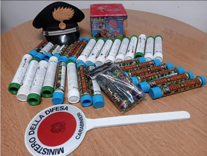 Carabinieri fuochi esplodenti