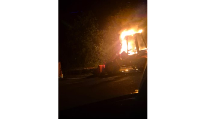 PALA MECCANICA INCENDIO 3