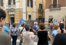 Servizio idrico nel Sannio, il comitato Acqua Bene Comune scende in piazza (video e foto)