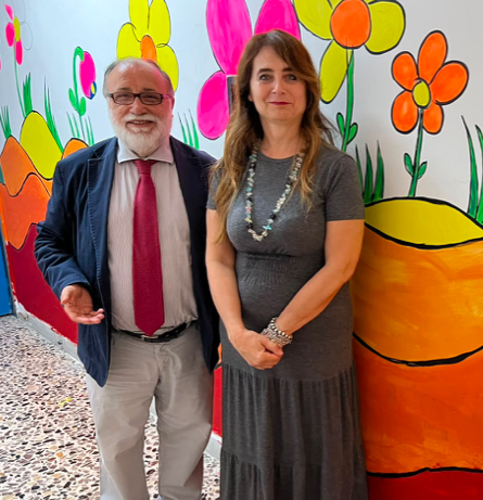 Ciambriello e la Direttrice dell'IPM di Airola dr.ssa Giulia Magliulo