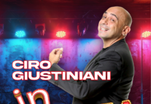 Lo spettacolo di cabaret di Ciro Giustiniani apre il “Telesia for Peoples”. L’artista partenopeo si esibirà nelle Terme di Telese il 10 luglio.
