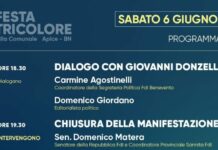 Festa Provinciale Tricolore ad Apice, oggi arrivano Cirielli e Donzelli