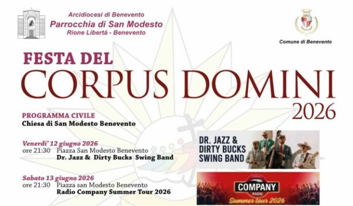 Festa Corpus Domini 2026 Programma Civile