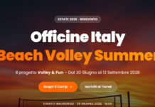 Nasce Officine Italy Beach Volley Summer 2026