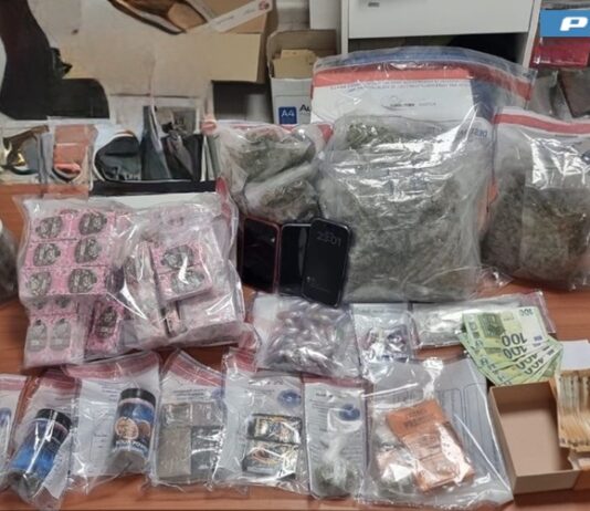 Operazione antidroga della Polizia di Stato: arrestato un uomo, sequestrati oltre 11 Kg di sostanze stupefacenti.